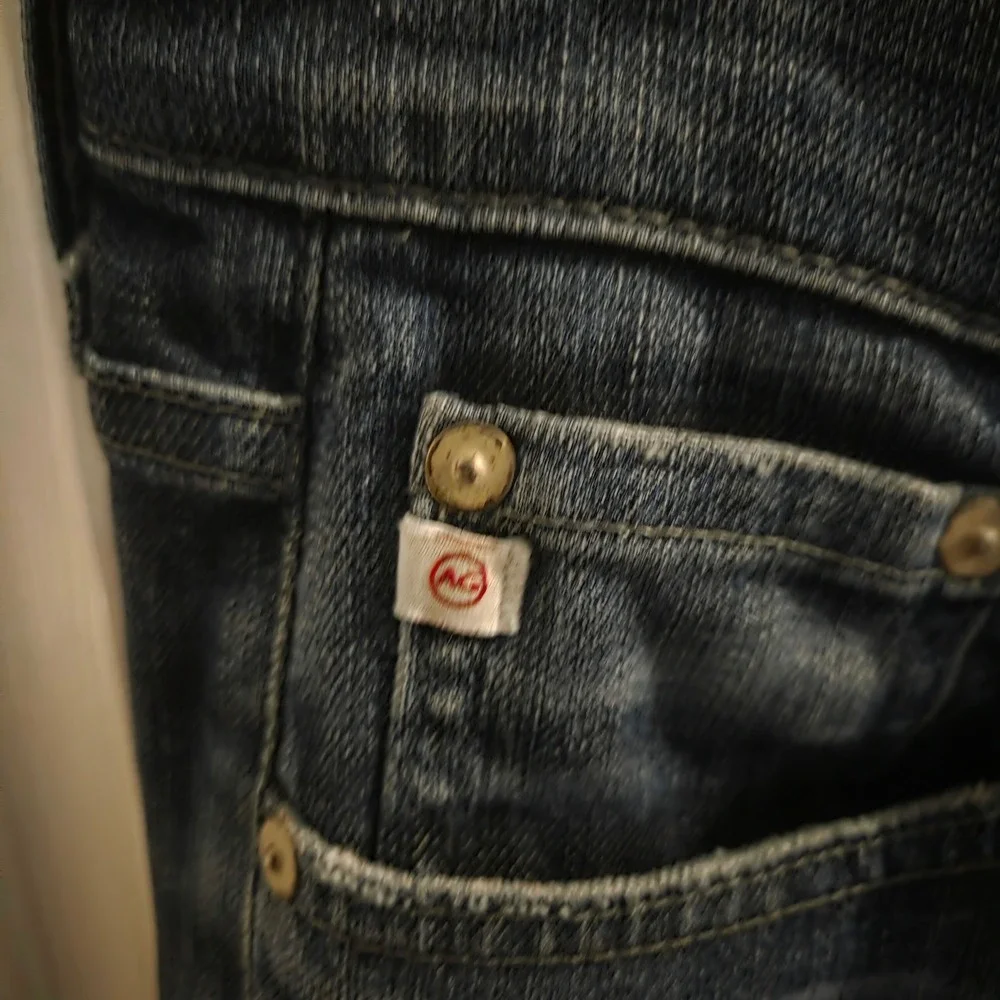 AG Adriano Goldschmied The Nikki Relaxed Skinny Jeans Dark Wash Blue Size 28R